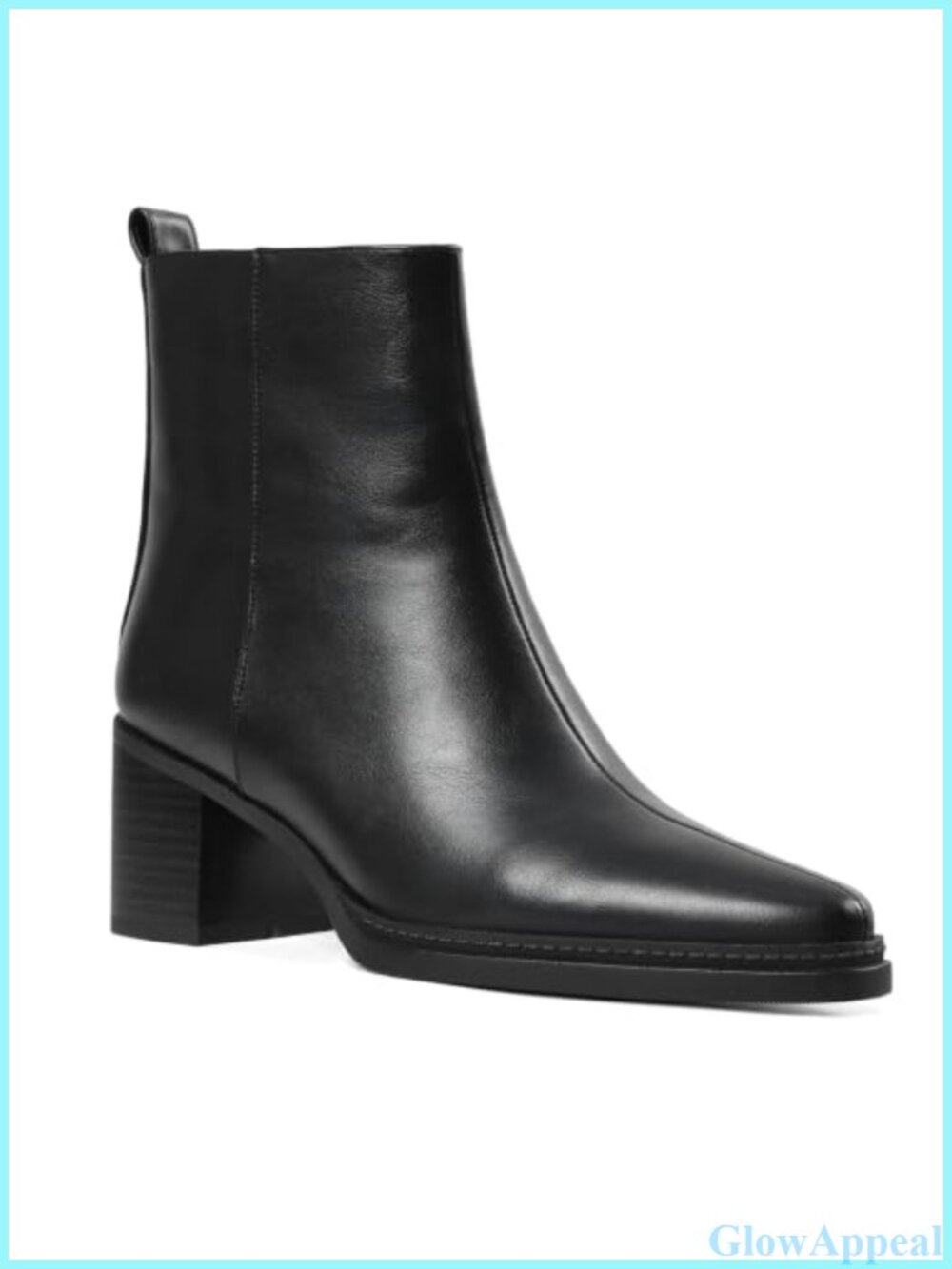 Womens Ankle Boots Chunky Block Heel Pointed Toe Side Zip Booties Fall Winter